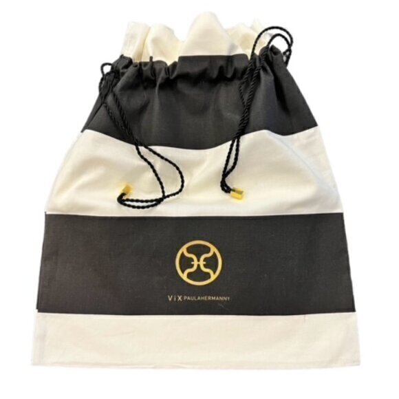 VIX PAULA HERMANNY Drawstring Logo Dust Bag 12.5 x 15 in Travel Storage Designer - Picture 1 of 8